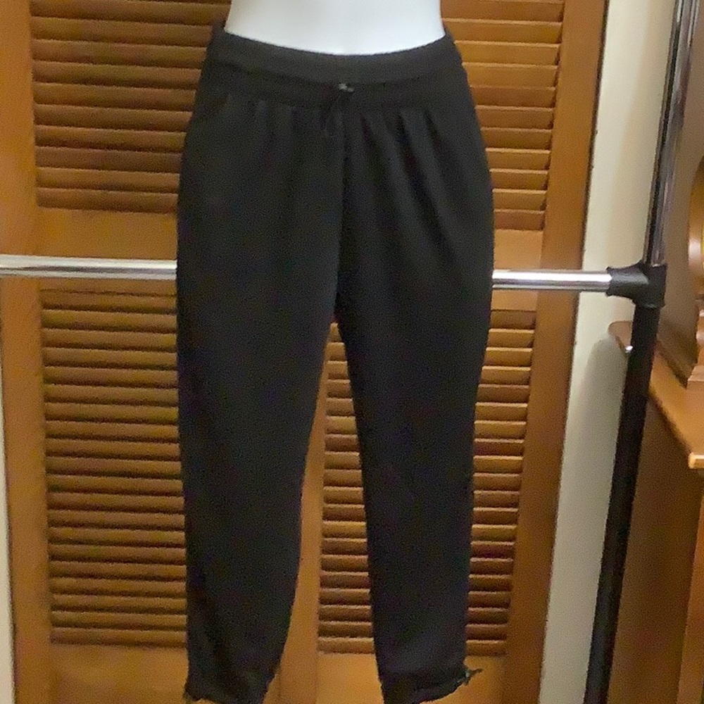Lit 26 Black Joggers With Elastic Drawstrings